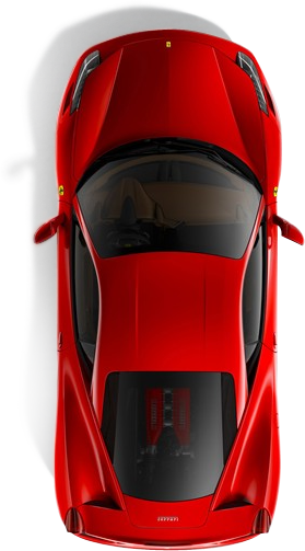 Ferrari viewed from above